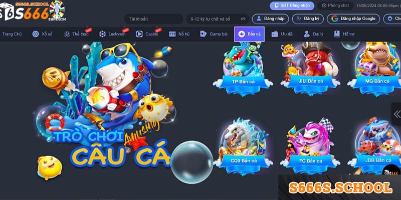 Bắn cá S666 là trò chơi trực tuyến đổi thưởng hấp dẫn, thú vị Bắn cá S666 là trò chơi trực tuyến đổi thưởng hấp dẫn, thú vị